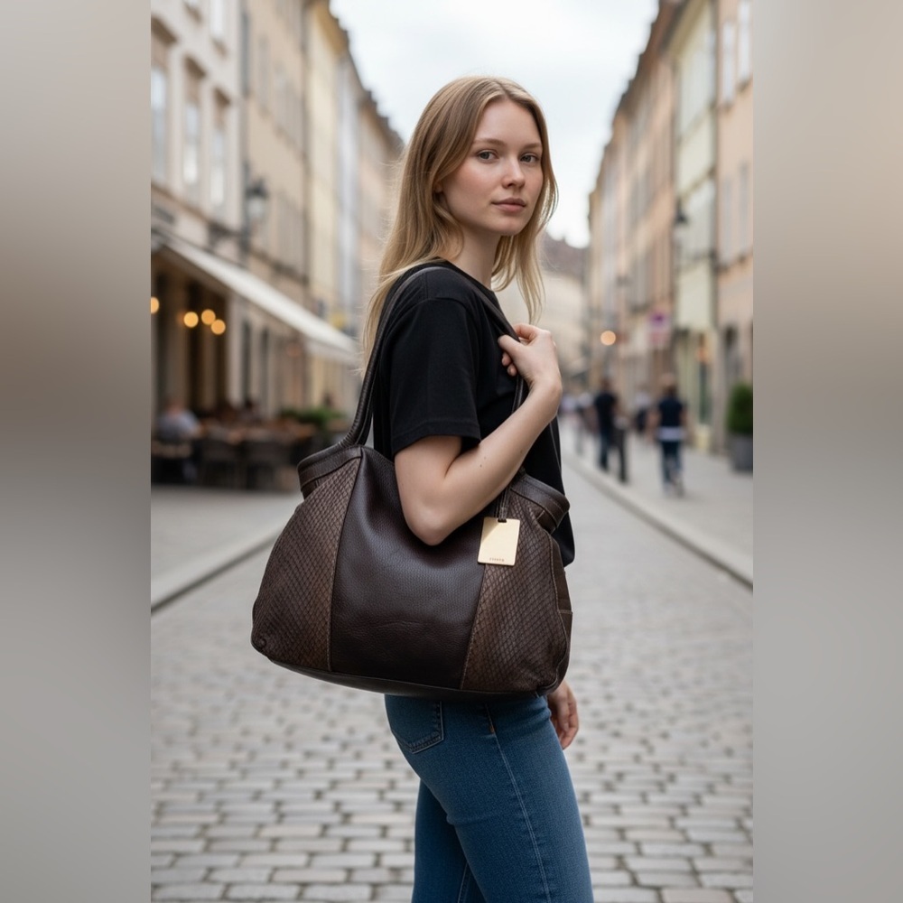Furla Leather Snake Skin Bag - Picture 3 of 16